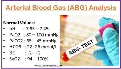 Arterial Blood Gas (ABG) analysis 